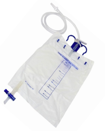 Economy Urine Bag with Bottom Outlet